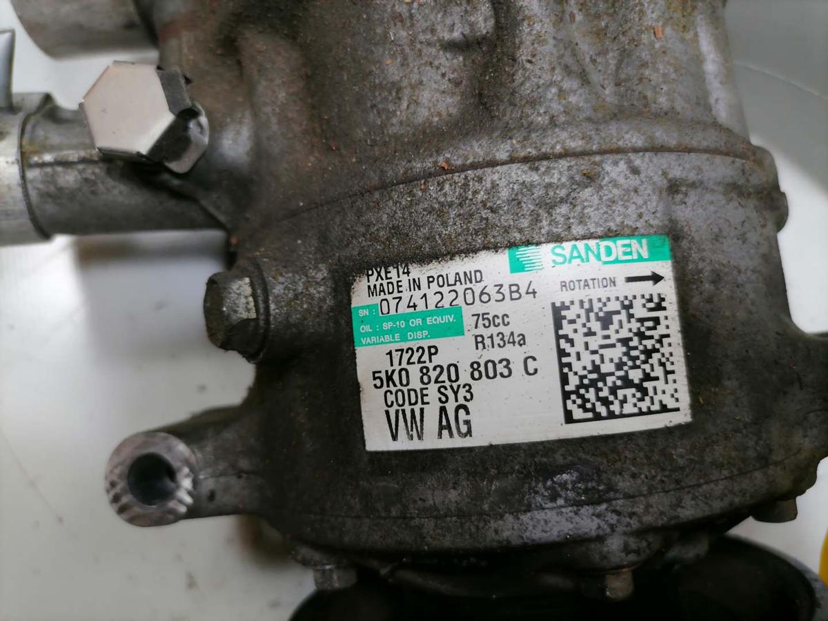 Skoda Roomster 5J original Klimakompressor 5K0820803C BJ13